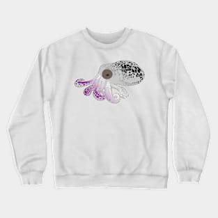 Asexual Flag Spotted Octopus Crewneck Sweatshirt